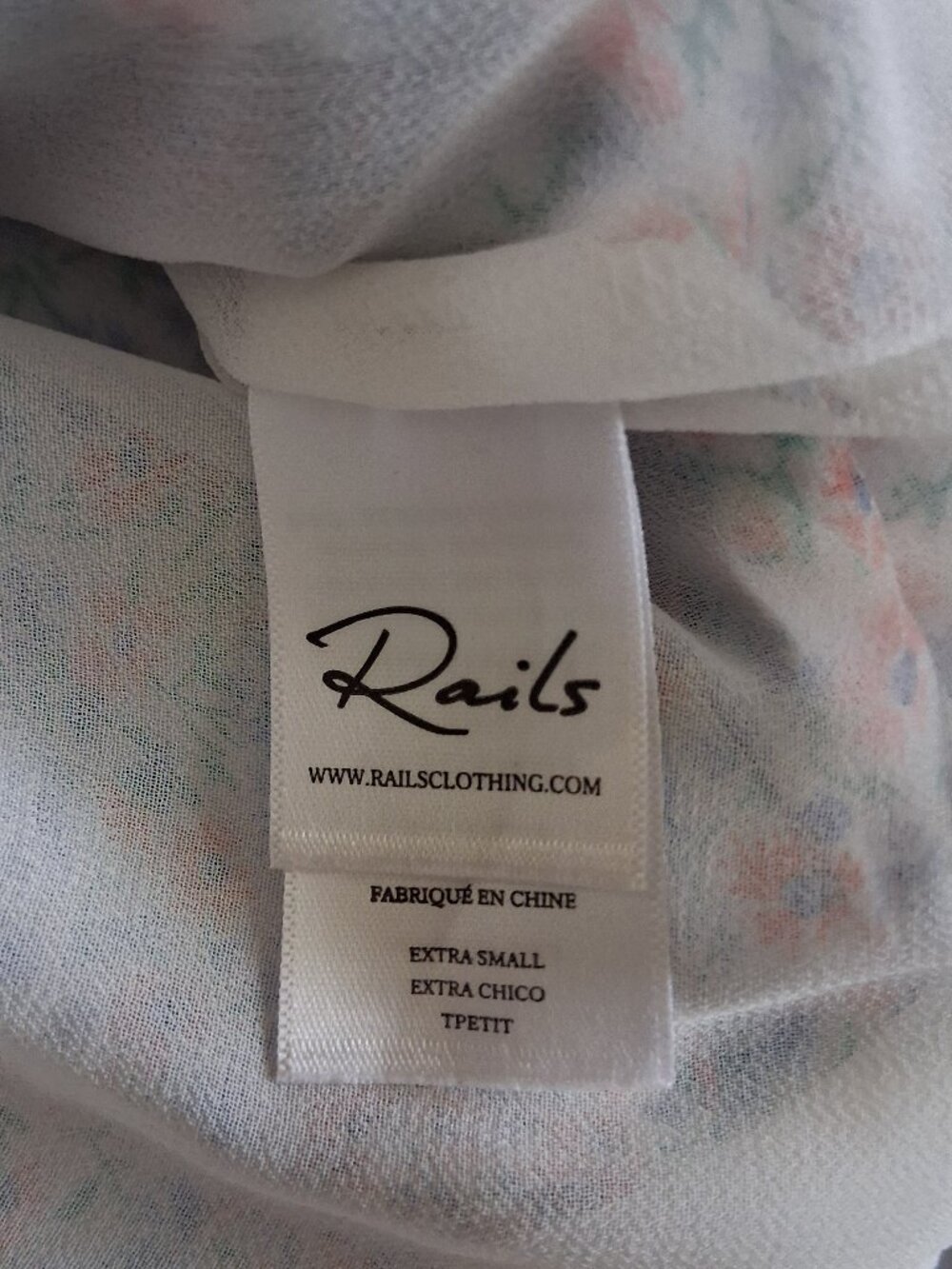 Rails Women's Size XS White Lara Wild Daisies Cottagecore Mini Skirt - Picture 8 of 12